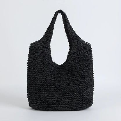 Straw Beach Bag Paris