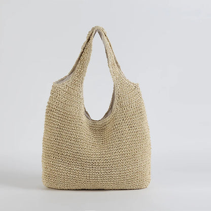 Straw Beach Bag Paris