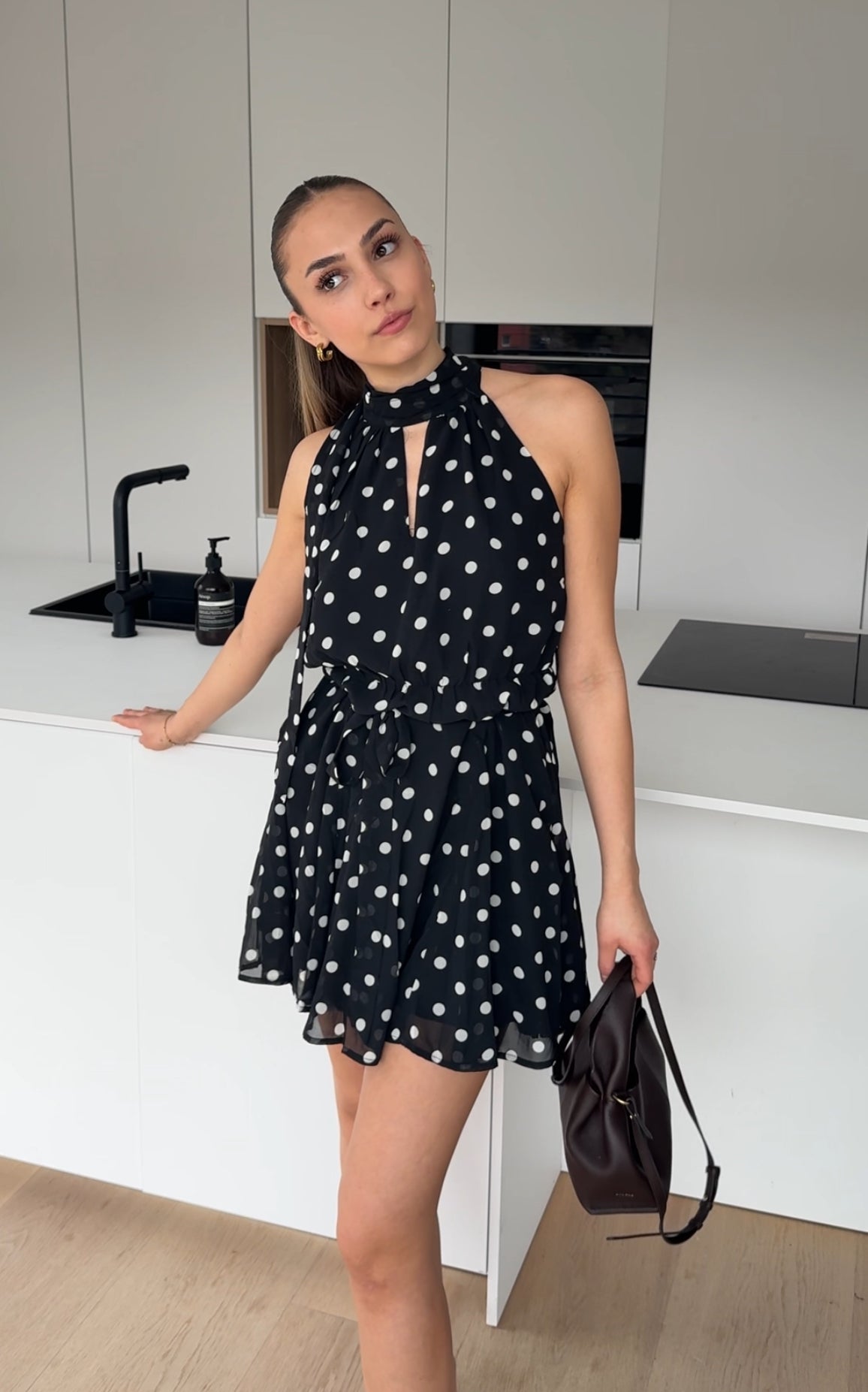 Polka Dot Mini Dress