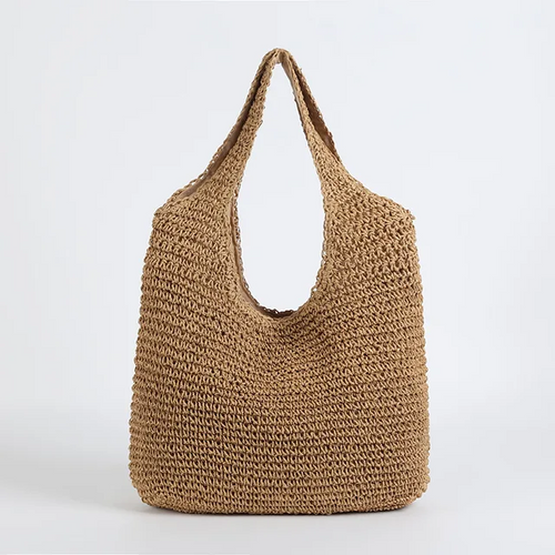 Straw Beach Bag Paris