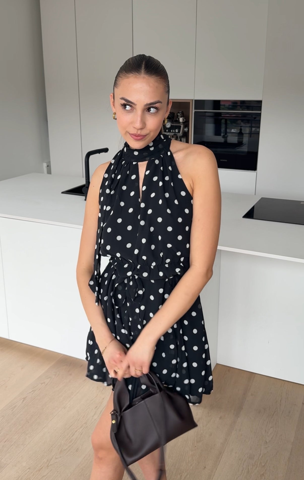 Polka Dot Mini Dress