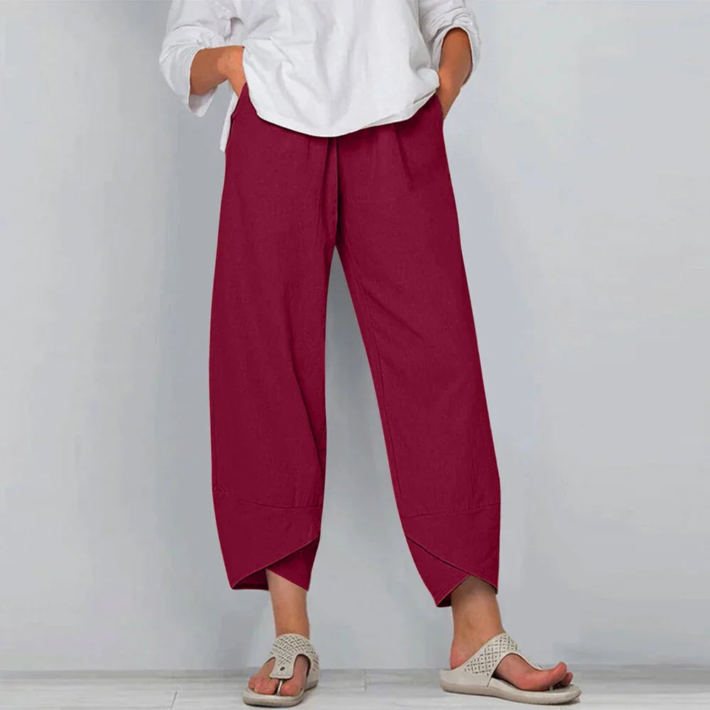 Cropped Culotte Trousers