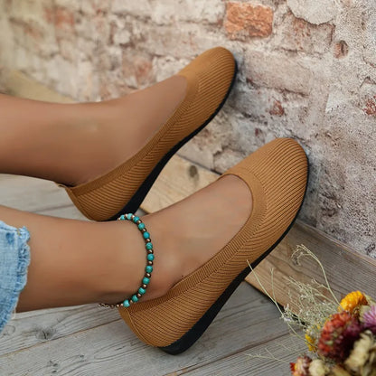 Ballet Flats Elastic Upper