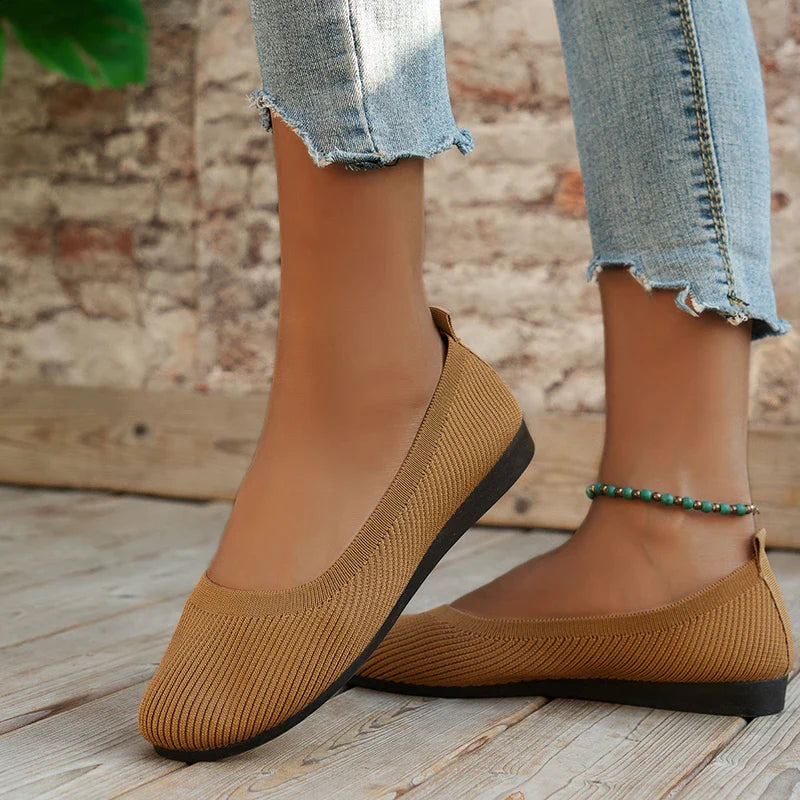 Ballet Flats Elastic Upper