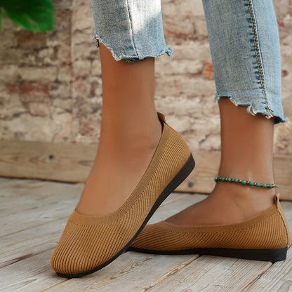 Ballet Flats Elastic Upper