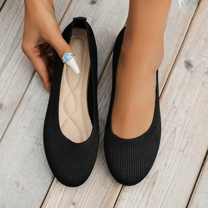 Ballet Flats Elastic Upper