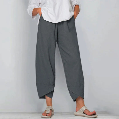 Cropped Culotte Trousers
