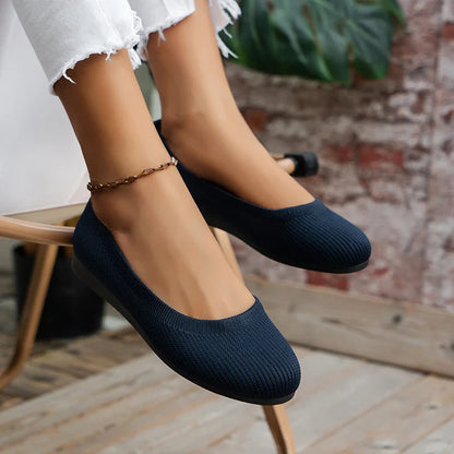 Ballet Flats Elastic Upper