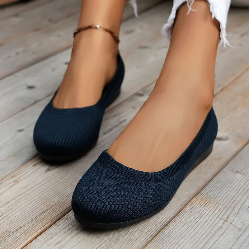 Ballet Flats Elastic Upper