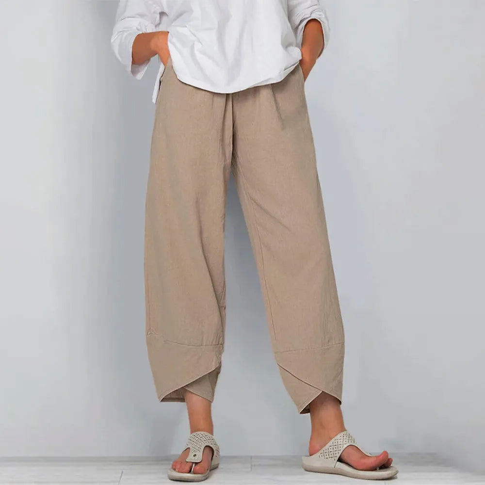 Cropped Culotte Trousers