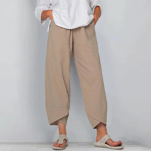Cropped Culotte Trousers