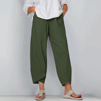 Cropped Culotte Trousers