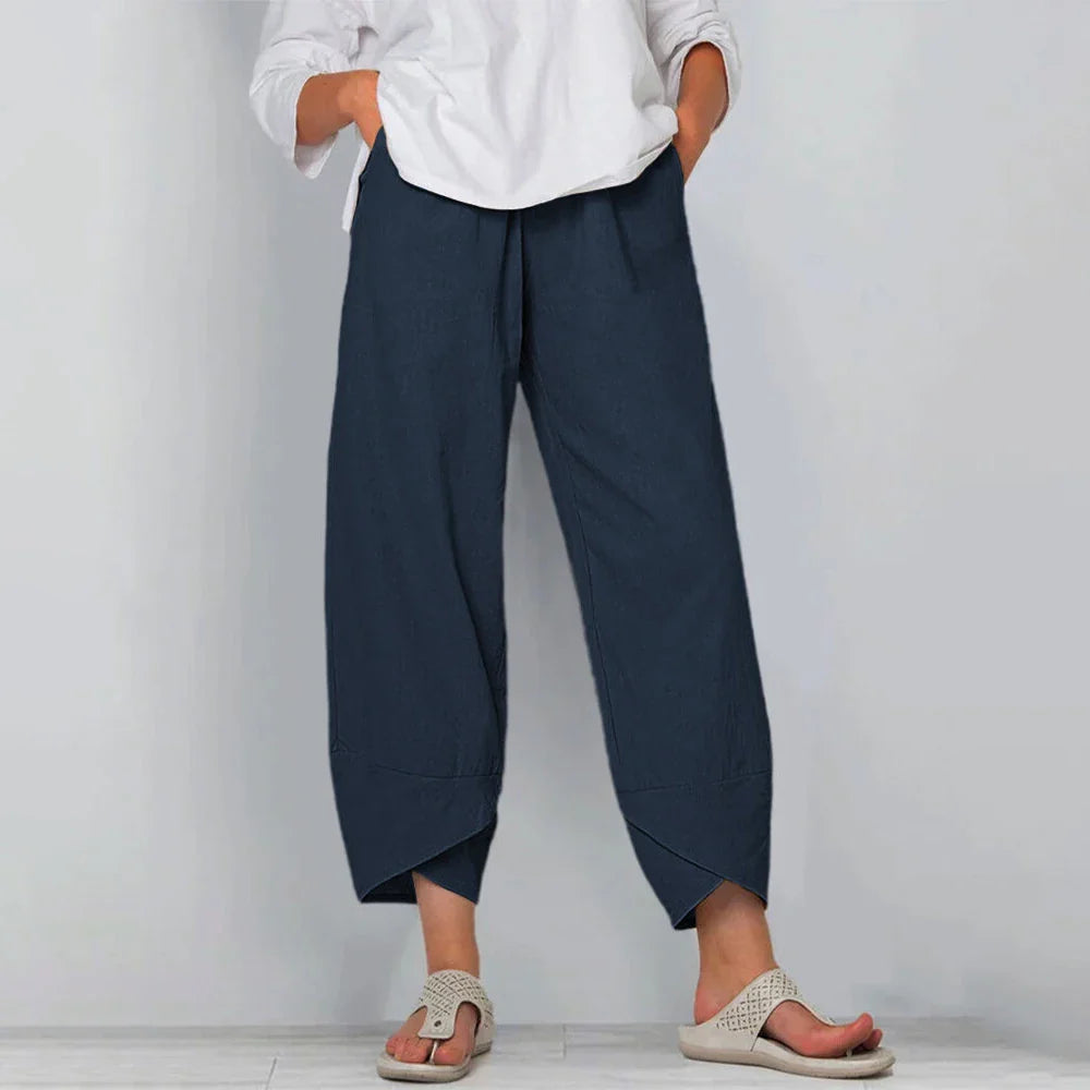 Cropped Culotte Trousers
