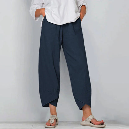 Cropped Culotte Trousers