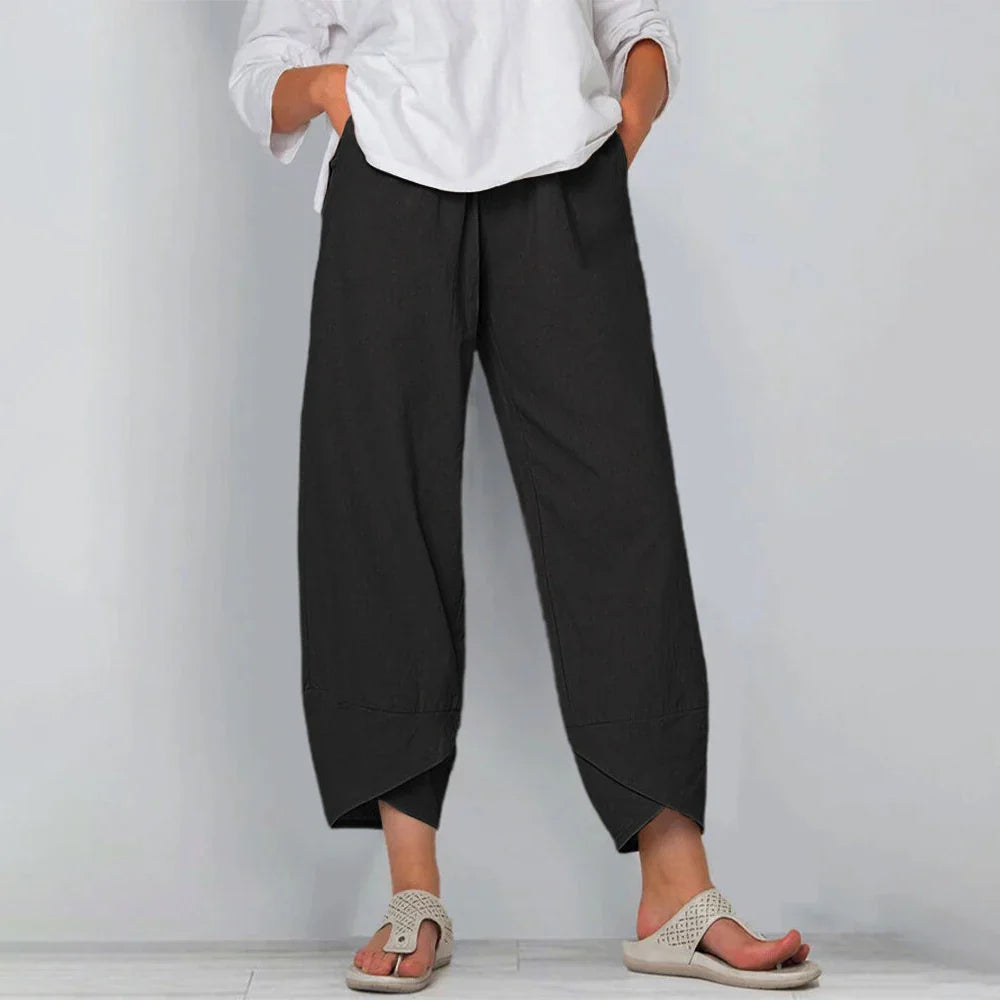 Cropped Culotte Trousers