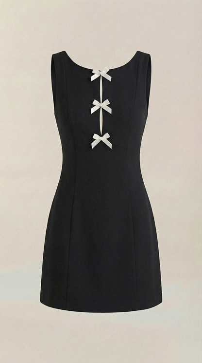 Mini Dress Bow Detail
